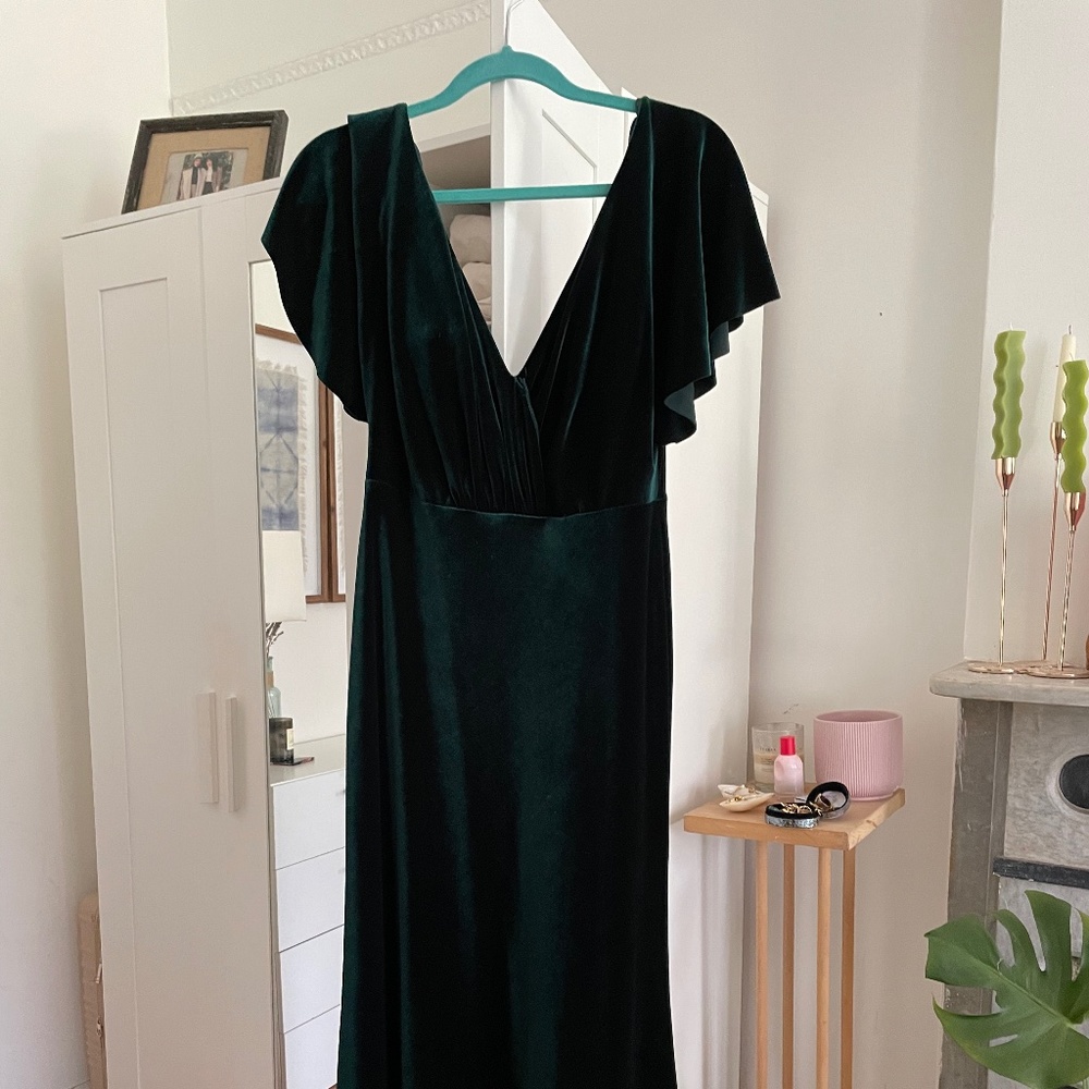 Jenny Yoo Ellis Velvet Bridesmaids Dress